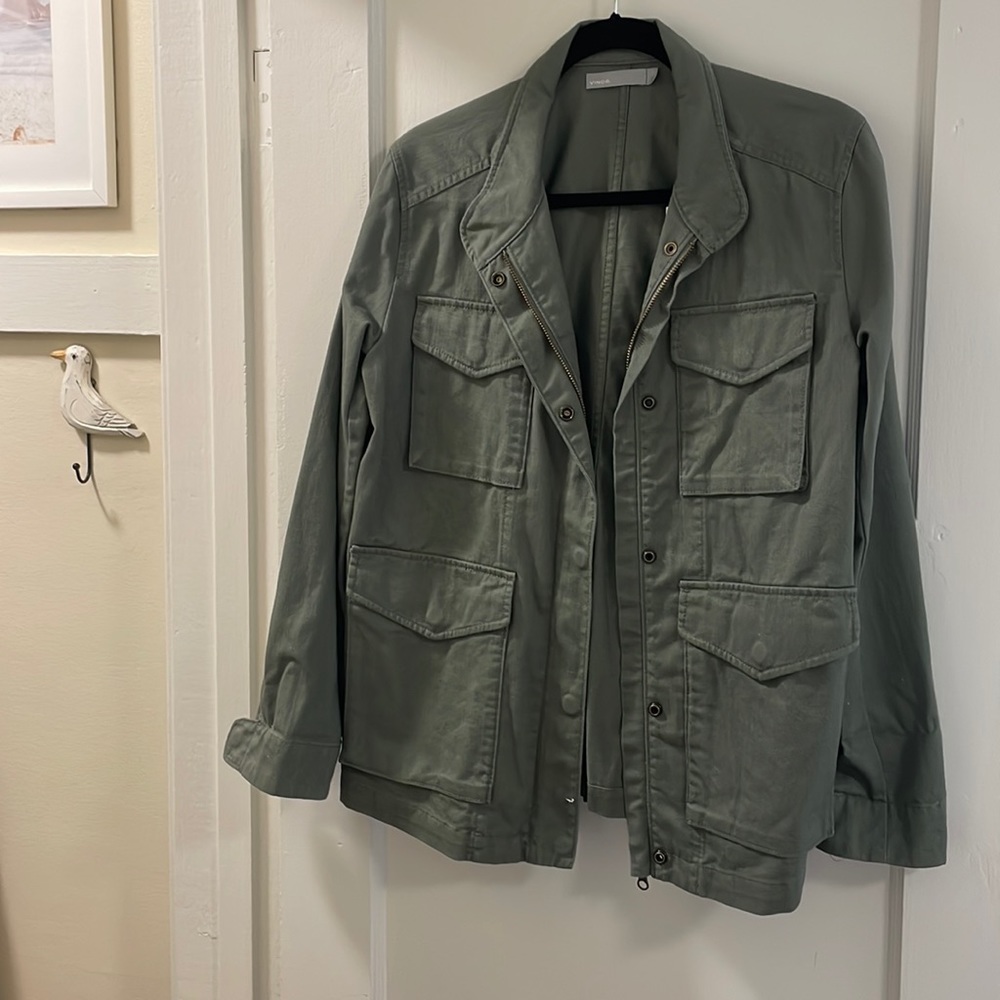 Vince green jacket